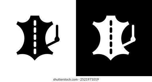 Leather Icon set vector illustration