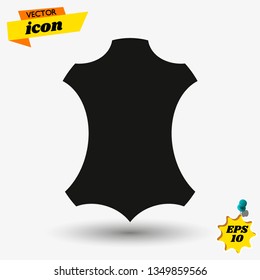 Leather icon Vector illustration