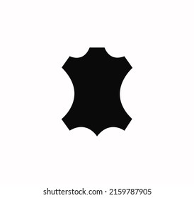 Leather icon vector on a white background