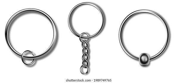 Leather keychain  trinket keyring mockup  Keyholder   breloque illustration  Keyring holders isolated white background  Blank accessory 