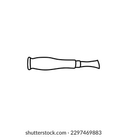 Leather knife line simple creative design