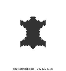 Leather material icon isolated on white background. Tailoring symbol modern, simple, vector, icon for website design, mobile app, ui. Vector Illustration