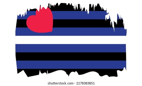 Leather Pride Flag. flag Leather, latex and bdsm. Symbol for leather fetishists, practitioners of sadomasochism, BDSM or related practices.