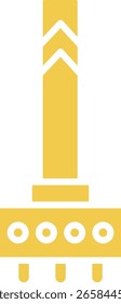 Icono de Vector de cuero perforado. Se puede utilizar para aplicaciones de impresión, móviles y de Web.