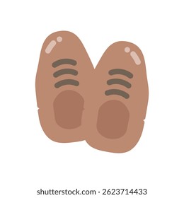 Leather shoes business shoes illustration