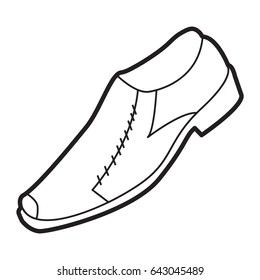 leather shoes icon