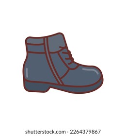 Leather Shoes icon in vector. Logotype