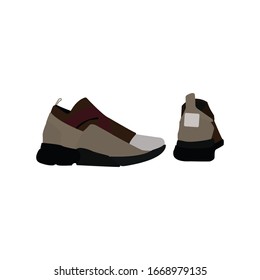 leather shoes vector line logo icon designs