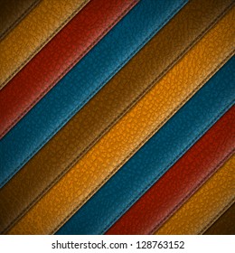 Leather stripes - abstract background-  eps10