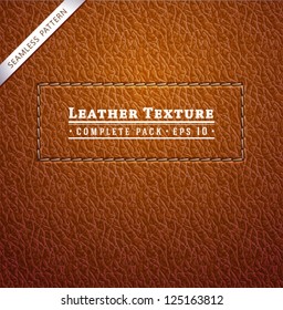 Leather texture - Shutterstock ID 125163812