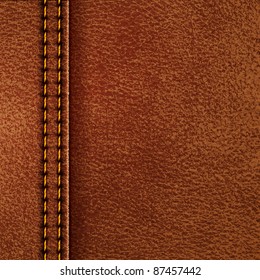 Leather Texture. Vector Eps10 Illustration