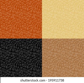 Leather Texture, Vector Seamless Pattern Eps 10