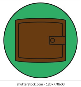 leather wallet eps 10