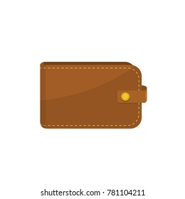 Leather wallet illustration