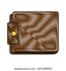 Leather wallet symbol