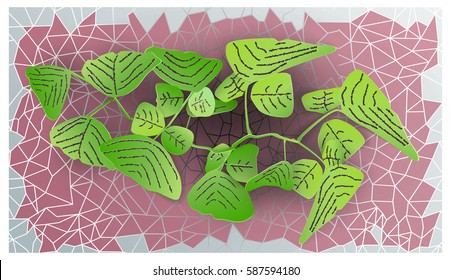 Leave Background vector 