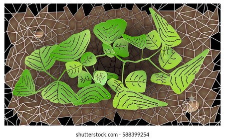 Leave Background vector