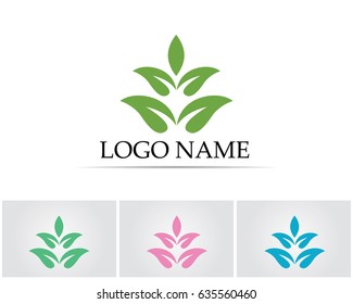 leave green logo nature
