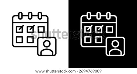 Leave Icon Set. Clean Line Design With Light And Dark Versions For Versatile Use.
