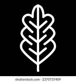 leave icon simple illustration, lsimple line art, black background