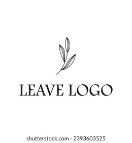 LEAVE LOGO DESIGN CREATIVE LOGO DESIGN MODERN LOGO DESIGN