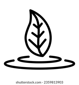 dejar, icono simple aislado en fondo blanco, icono vector