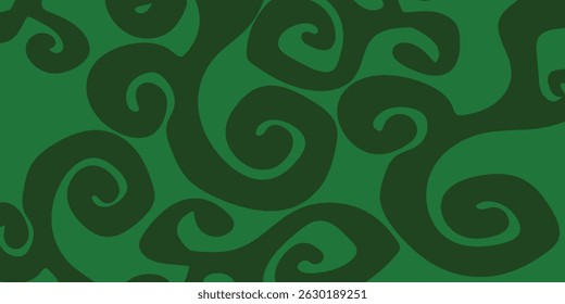 Leave stamp seamless pattern. Watercolor seamless vector pattern. Line batik background.