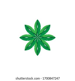 Leave symbol icon stock vector