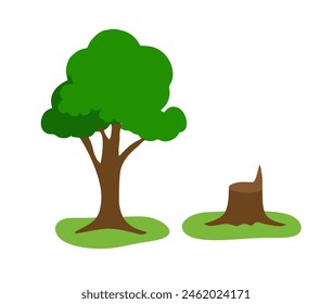 leave vector illustration from tree with different design for art