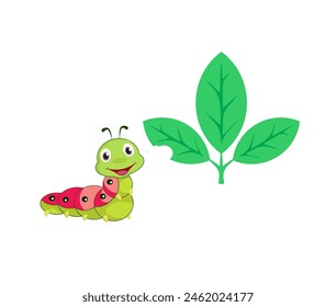 leave vector illustration from tree with different design for art