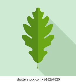 Leave.Flat illustration. Vector illustration.