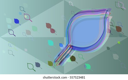 leaves art icon