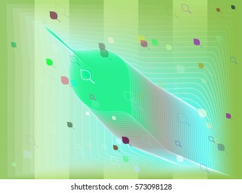 leaves art icon