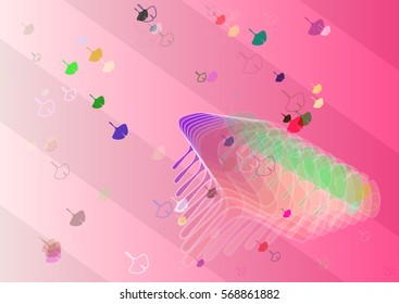 leaves art template