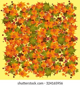 Leaves autumn background