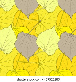 Leaves autumn background vector abstract illustration card
