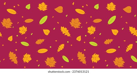 leaves autumn pattern end of the year