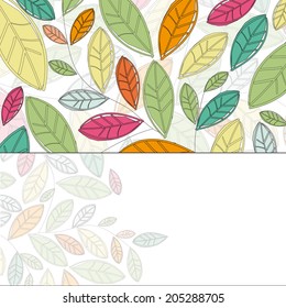 Leaves background