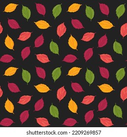 Leaves, Leaves Background, Autumn Leaves, Fall Wallpaper, Leaves Pattern, Fall Background, Seamless Repeat Autumn Fall November, Vector Illustration Background	