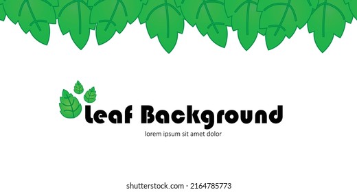 Leaves background with beautiful colorful leaf. Nature with empty space below