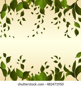 Leaves background design. Falling leaves