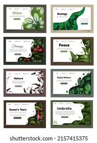 leaves background design vector for ecology