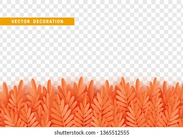 Leaves background. foliage isolated. vector leaf pattern.