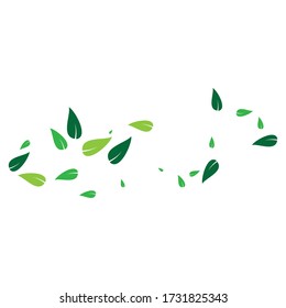 Leaves background pattern vector illustration