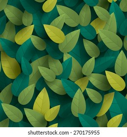 Leaves background - seamless