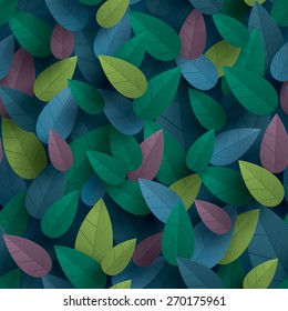 Leaves background - seamless