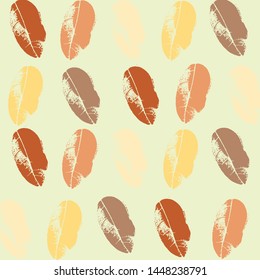 leaves background texture with hand drawn,flora vector.