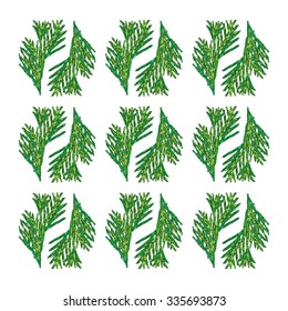 Leaves background vector