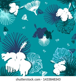 Leaves Background. Wallpaper design Vector 