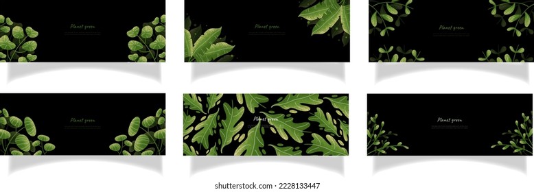 deja un vector de diseño de fondo para ecología 
establecer la naturaleza del paquete deja el fondo